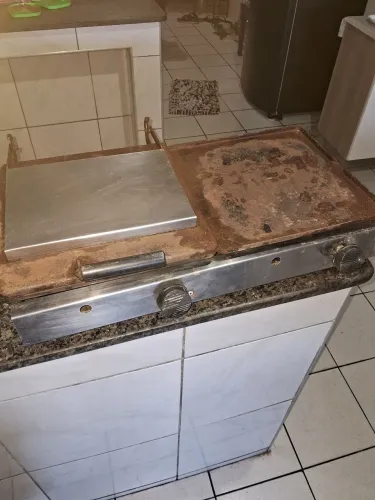 Vendo chapa de hambúrguer