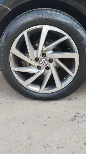 Rodas vw virtus /polo highline aro 205/55/17 /5x100 pneus novos 