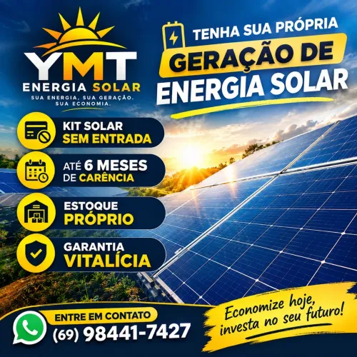 Kit Solar sem entrada e a primeira parcela para 2027
