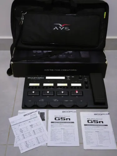 Pedaleira Zoom G5N + Bag + Caixa e fonte originais - Excelente estado - Parcelo