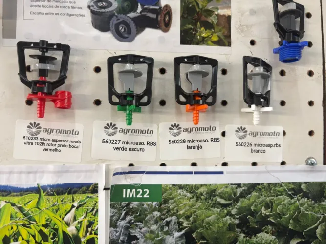 Tubos e conexões para irrigação