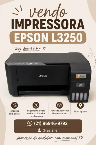 Vendo Impressora Epson L3250