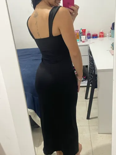Vestido preto longo
