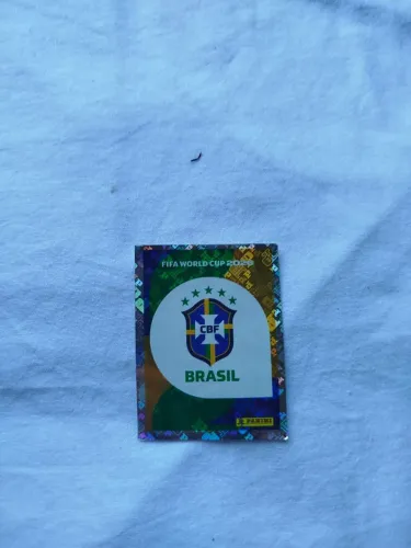 Vendo figurinha escudo do brasil brilhante 