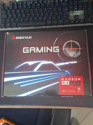 Placa de vídeo AMD RX580 Biostar 8Gb de Vram 2048SP