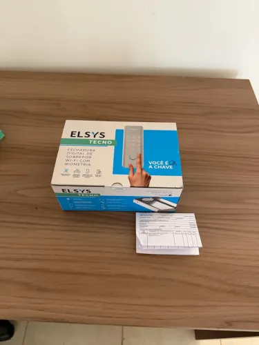 Fechadura Eletrônica com biometria Elsys- NOVA SEM USO
