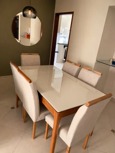 Mesa Memphis 6 Cadeiras Alto Padrão NOVO