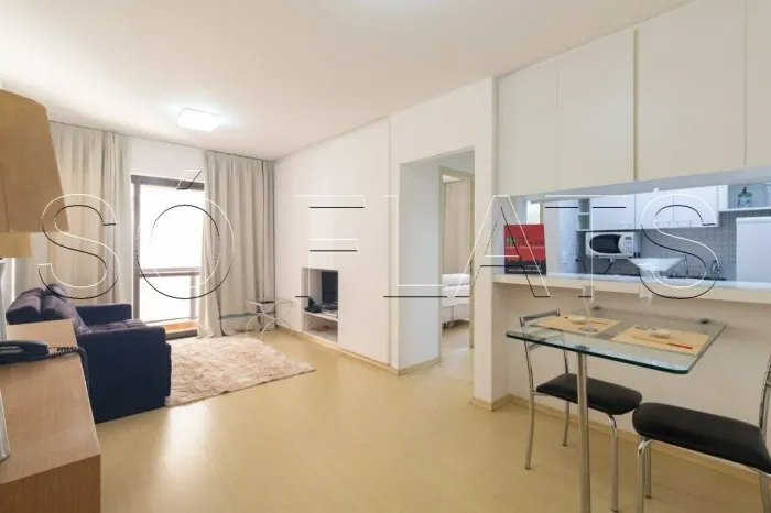 Flat totalmente equipado disponível para locação muito próximo da Av Paulista e do MASP.