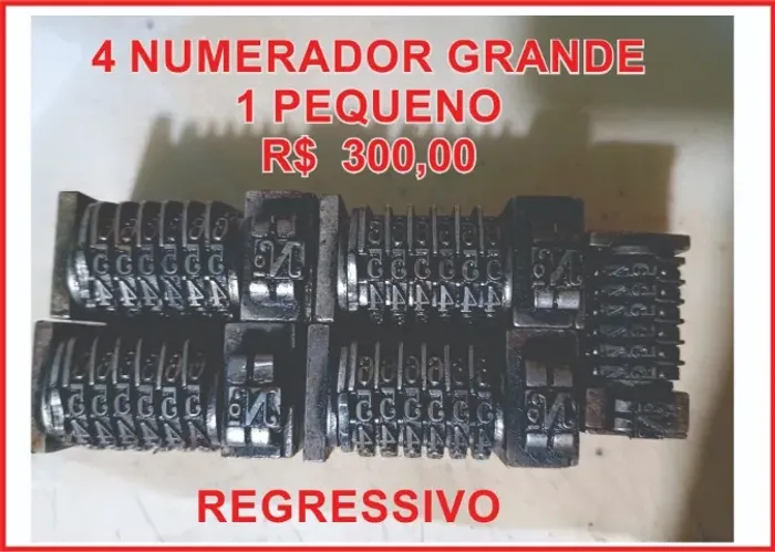 NUMERADORES TIPOGRAFICO USADOS *