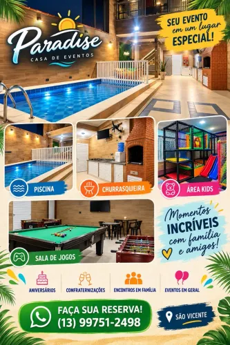 Casa de festa para eventos