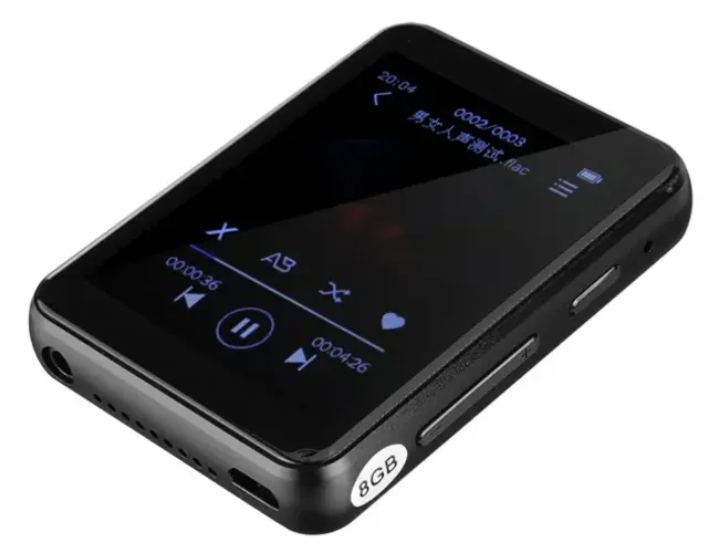 Reprodutor Mp3 Mp4 Touchscreen mini Bluetooth Fm Rádio