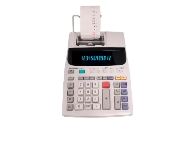 Calculadora de bobina Sharp EL 1801 (Somente 480,00)