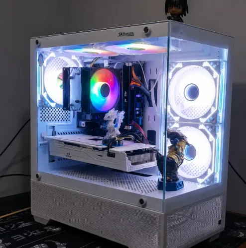 PC Gamer All White | RX 580 Ti + i7 4790 + 8GB DDR4