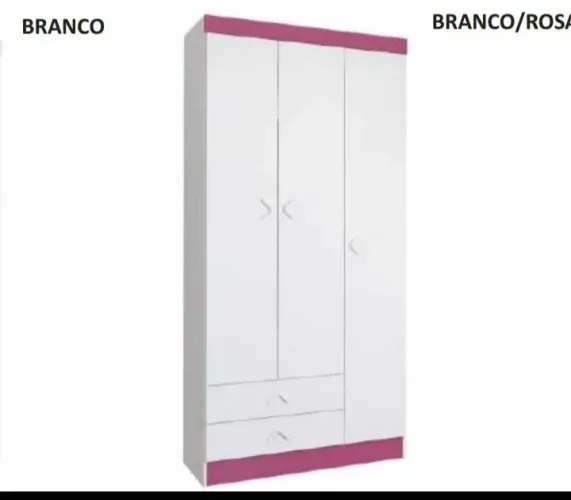 Guarda roupa infantil 3P novo (leia a descrição)