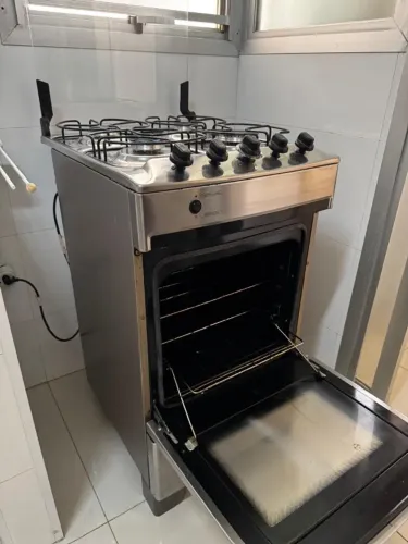 Fogão 4 bocas Brastemp inox