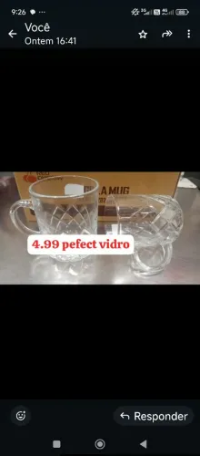 Xícara perfct vidro  unidade