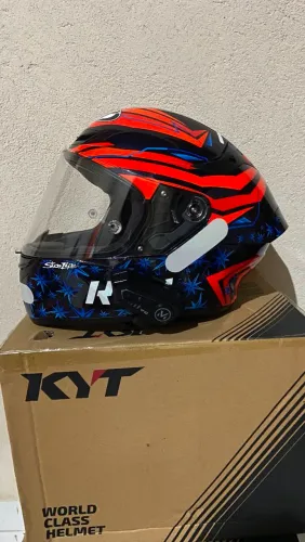 CAPACETE KYT TT COURSE COM COMUNICADOR