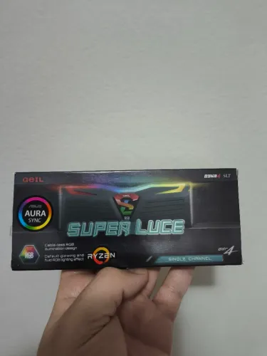 Somente Retirada (Apenas Pix)Memória RAM GeIL Super Luce RGB 8GB DDR4 3000MHz