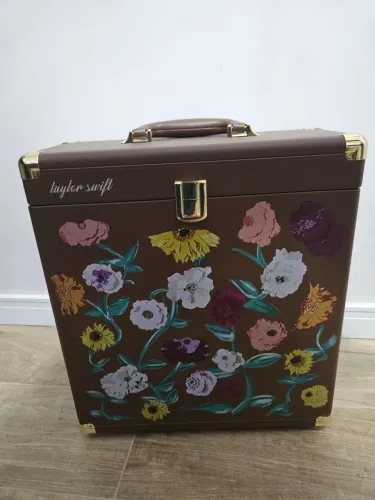 case / maleta vinil - piano acústico taylor swift