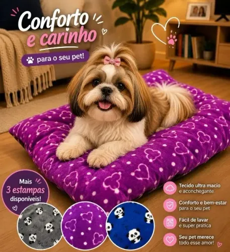 Atacado Cama Pet Colchonete Microfibra