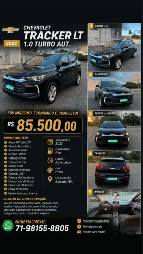 Chevrolet Tracker LT 1.0 Turbo 12V Flex AUT 2023