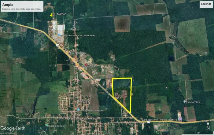 Terreno para Venda em Santa Izabel do Pará, Americano