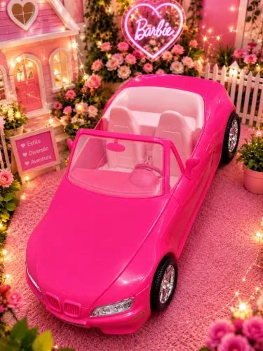 Carro da Barbie em Ótimo Estado