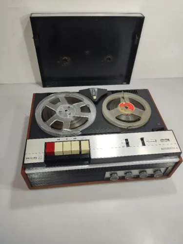 Gravador Rolo Philips Antigo *LEIA* Eqh (Usado)
