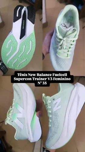 Tenis new balance fuelcell supercomp trainer v3 feminino