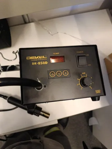 Estacao de Retrabalho SMD com ar quente DEKEL DK850D