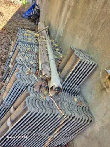 Telhas de concreto
