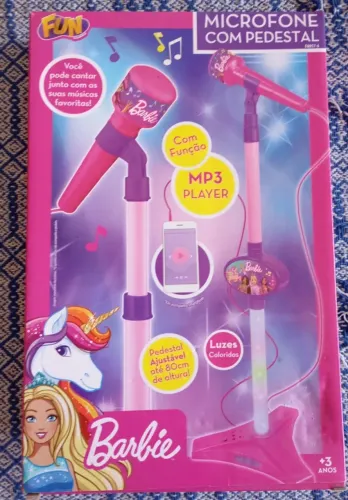 ( Leia ) Microfone Barbie Dreamtopia Incompleto