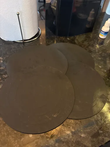 4 tapetes silicone fogão de indução (nunca usado)
