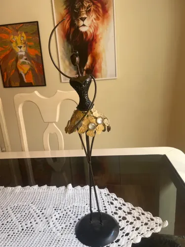 Estátuas De Metal bailarina Feito A Mão