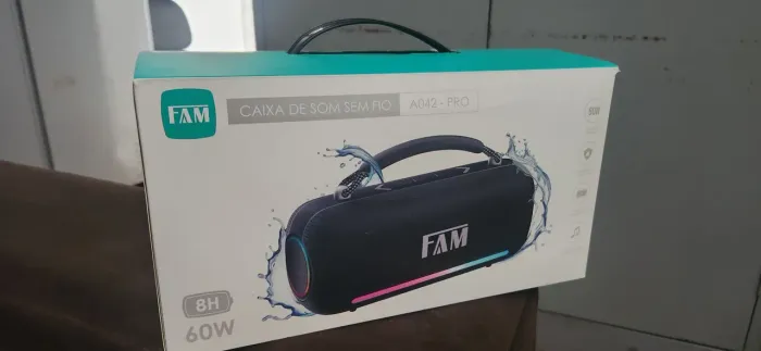 Caixa de som Bluetooth FAM