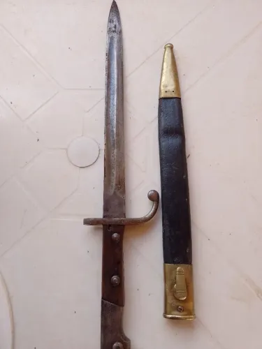 Baioneta de fuzil com bainha(relíquia)