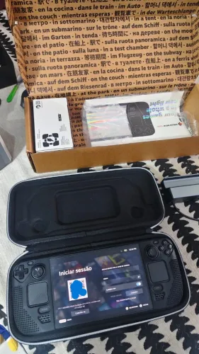 Steam deck OLED 512 com dock praticamente novo