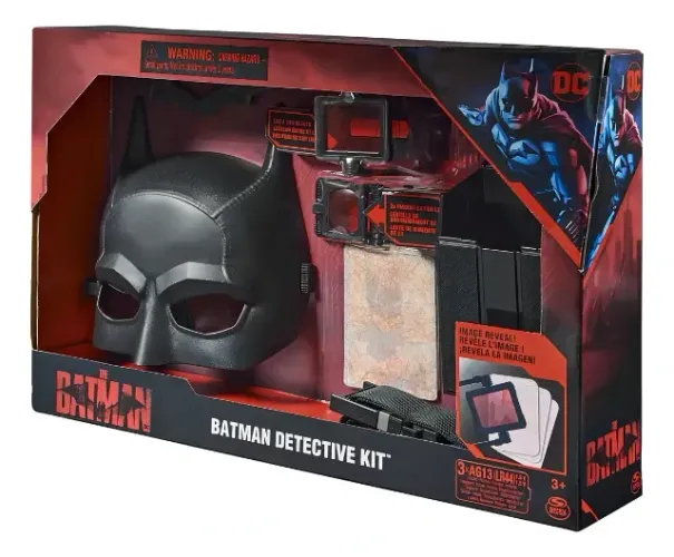Playset Batman Detective The Batman: Máscara e Cinto de Filme Fantasia para Crianças
