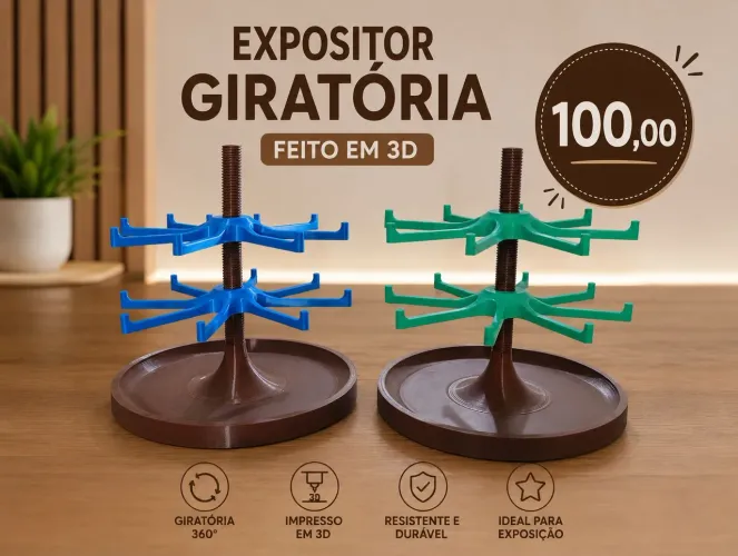 expositor giratória