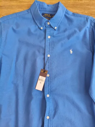 Camisa social Azul manga longa - Ralph Lauren