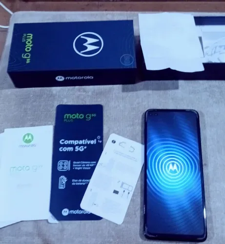 Celular Moto G 5g Plus azul oceano 128gb