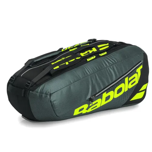 Raqueteira Babolat Pure Aero Rh6 2026 Gen9 Preto e Limão - NOVA