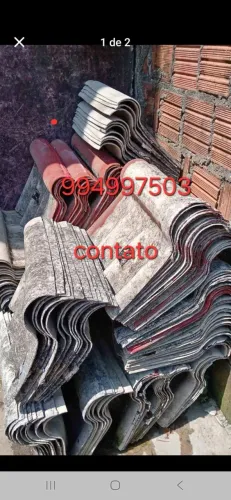 Capote de telhas brasilit ondinas