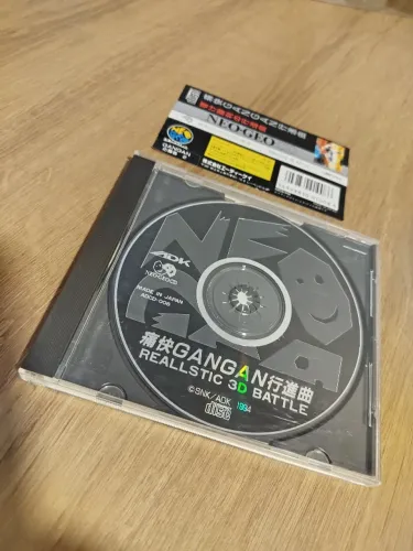 CD Tsuukai Gangan Koushinkyoku "Agressors Of Dark Kombat" NEO GEO CD original JP ZERO!