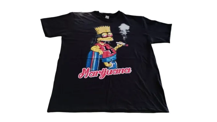 Camisa Bart Simpson 100% algodão Malha Tamamnho GG produto novo embalado