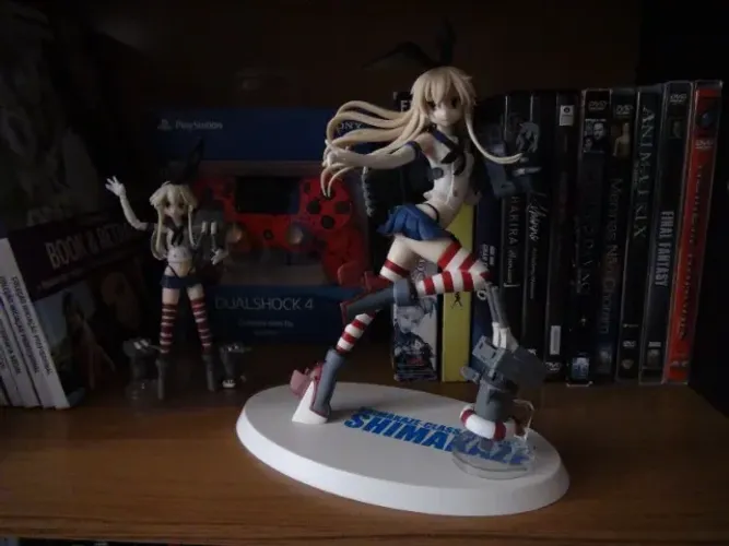 Sega Kantai Collection Shimakaze Original Action Figure + Figma (não é original)