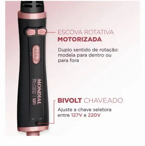Escova modeladora de cabelo