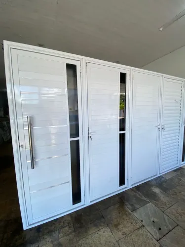 PORTAS DE ALUMÍNIO BRANCO A PARTOR DE $619,00 - DESCONTO
