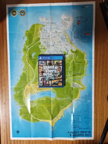 GTA V PS4 completo com mapa