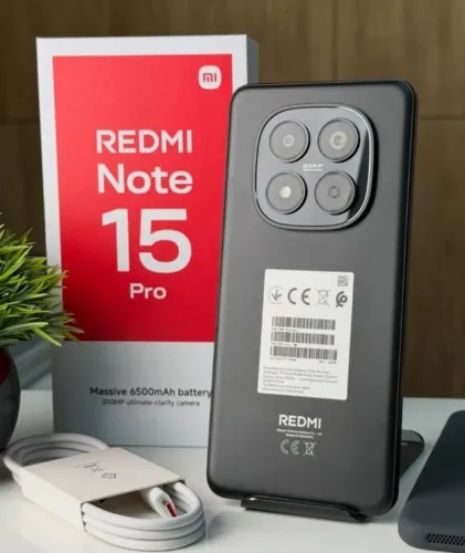 Redmi Note 15 Pro 4G Câmera 200MP 8/256GB Tela Amoled 120hz Aceitamos Cartões
